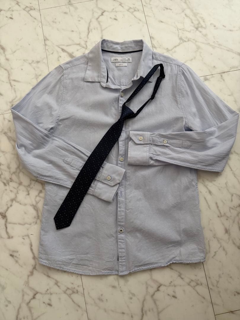 ZARA スーツセット (ジャケット、パンツ、シャツ、ネクタイ))