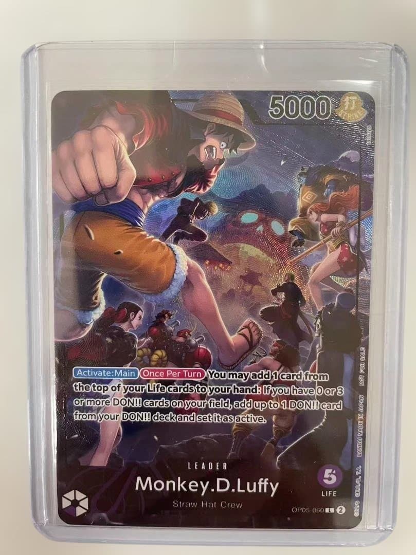 ONE PIECE カードゲーム ルフィ　psaマガジンプロモ　英語