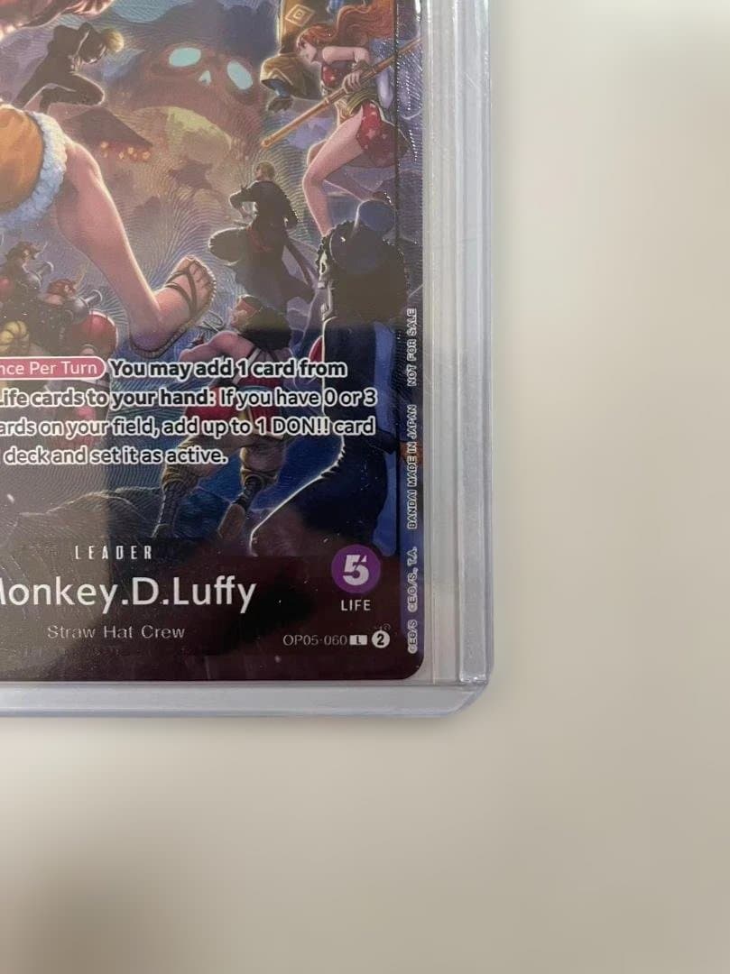 ONE PIECE カードゲーム ルフィ　psaマガジンプロモ　英語