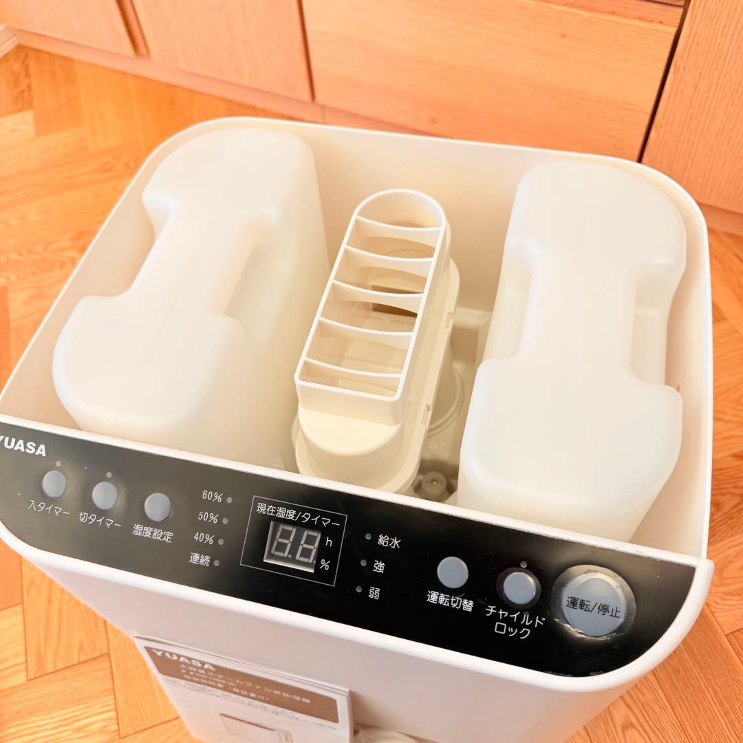 【未使用】大容量スチームファン式加湿器 YHN-1200B(W)