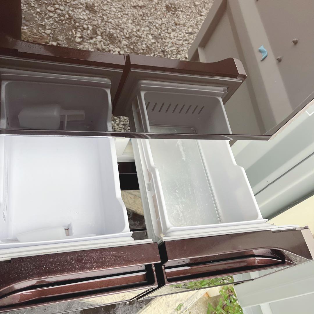 315取付無料！日立高性能真空チルド搭載おしゃれブラウン5ドア冷蔵庫！