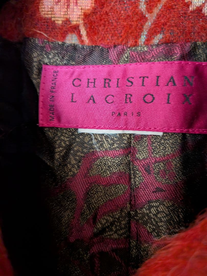 CHRISTIAN LACROIX 花柄テーラードジャケット訳あり