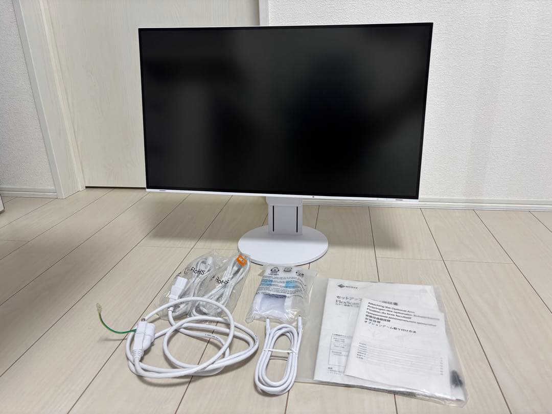 EIZO FlexScan EV2785 ホワイト 27インチ 4Kモニター ②