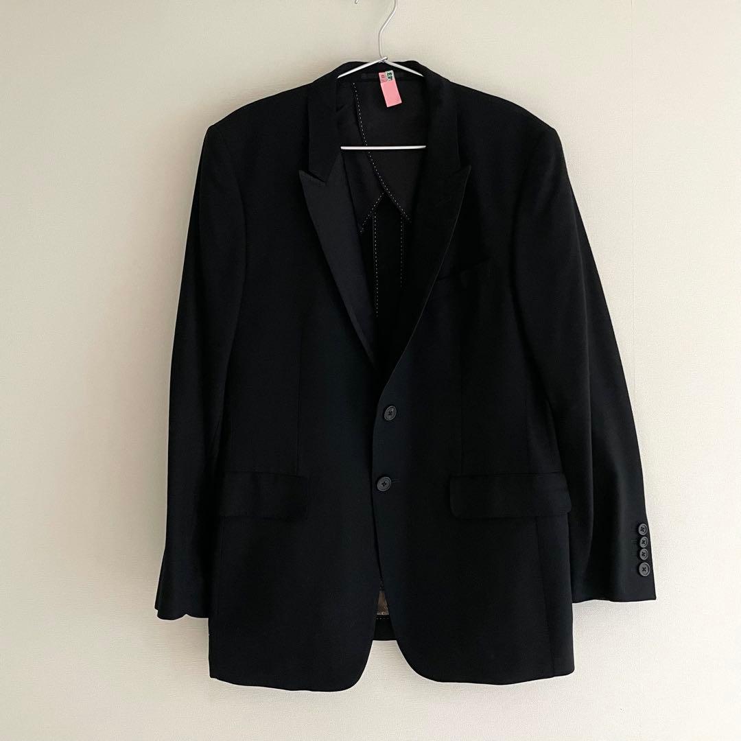 Paul Smith ジャケット メンズ　ウール シルク 黒 Lサイズ