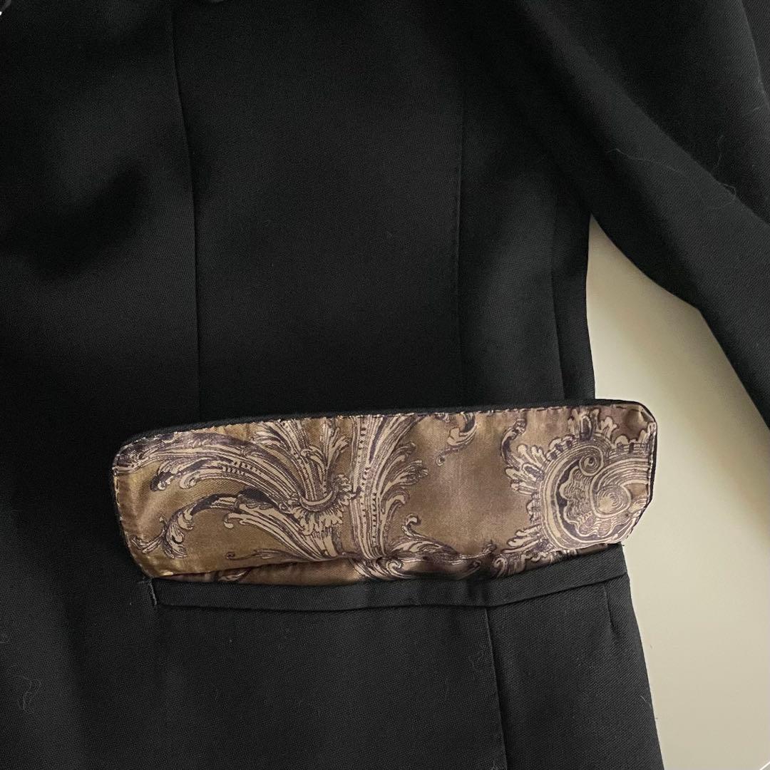 Paul Smith ジャケット メンズ　ウール シルク 黒 Lサイズ