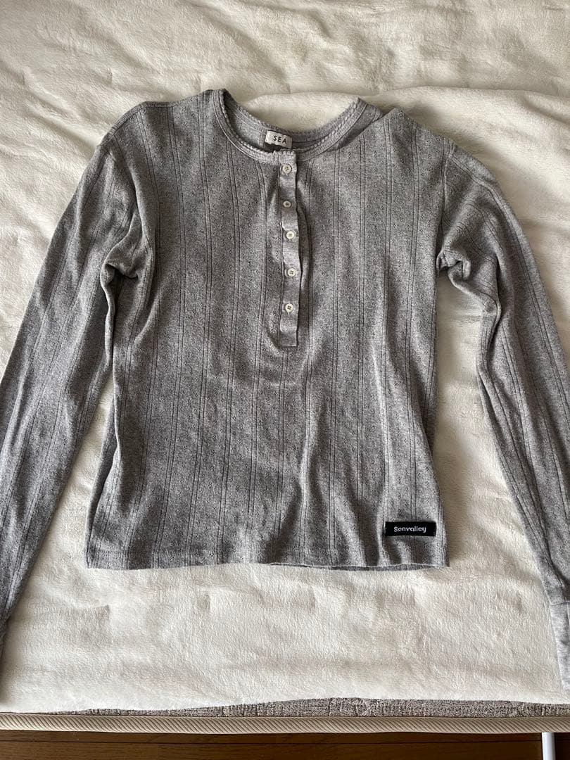 sea ヘンリーネック グレー