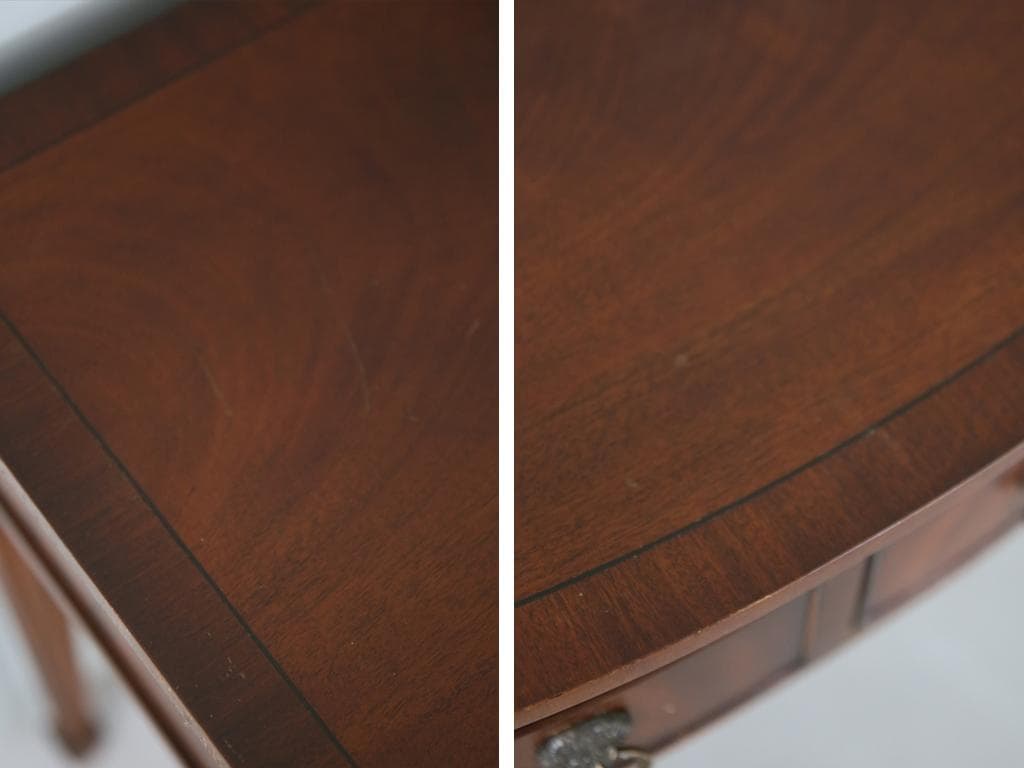 英国アンティーク古木デスク/作業台/勉強机/木製テーブル/オフィス(89-42)