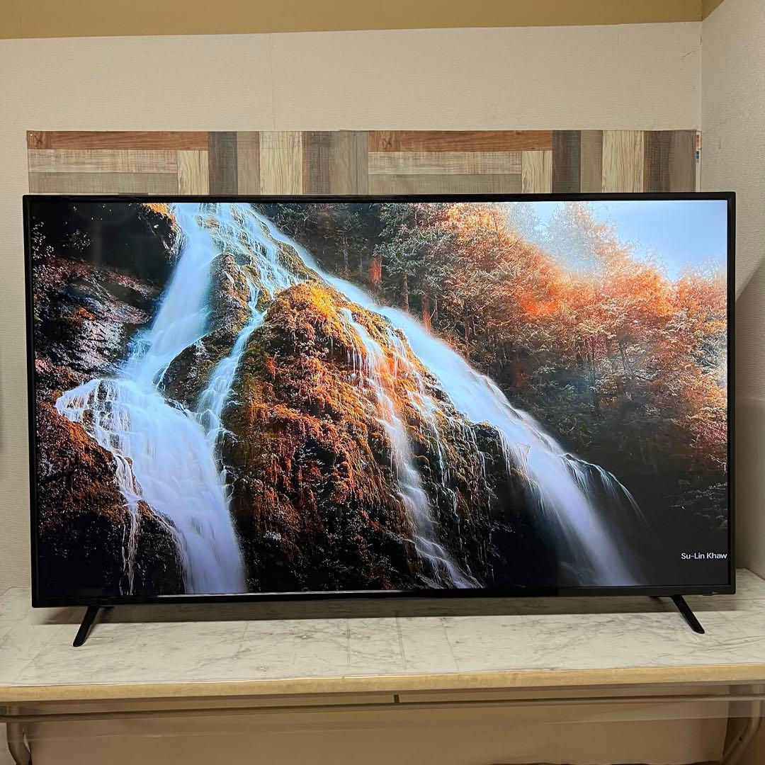 即日受渡❣️全国送料込2年前購入APEX65型4K液晶テレビ外付HDD録画対応