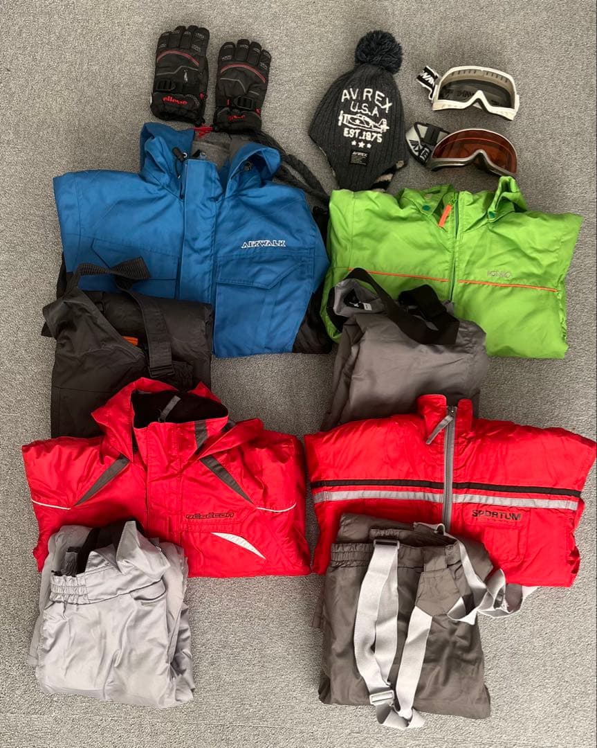 まとめ売り☆AIRWALK☆イグニオ等☆子ども用スキーウェア☆スノボウェア