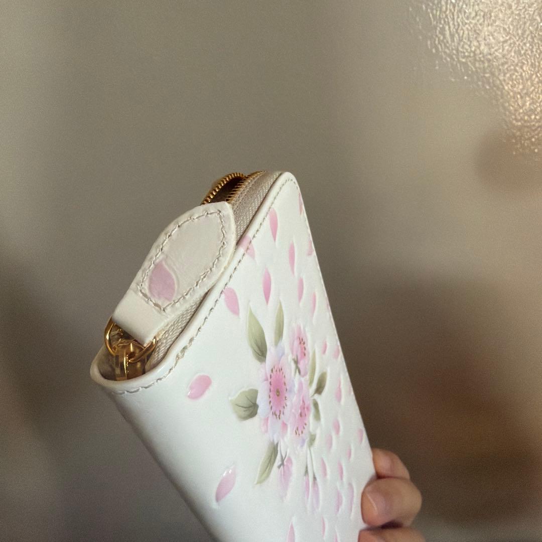 浅草文庫八重櫻　本革長財布　新品未使用