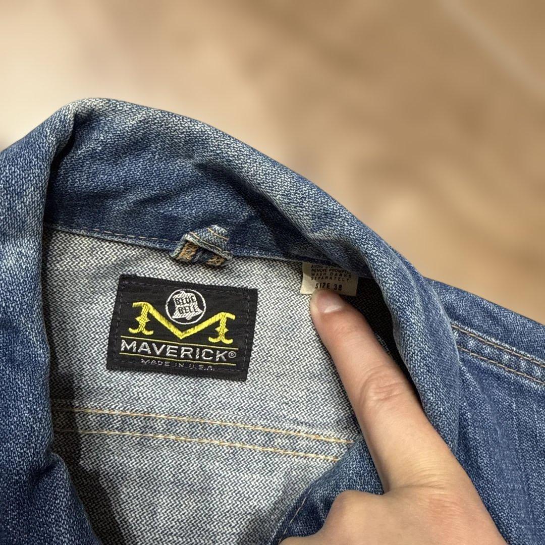 70s MAVERICK デニムジャケット　vintage ハチノス　アメリカ製