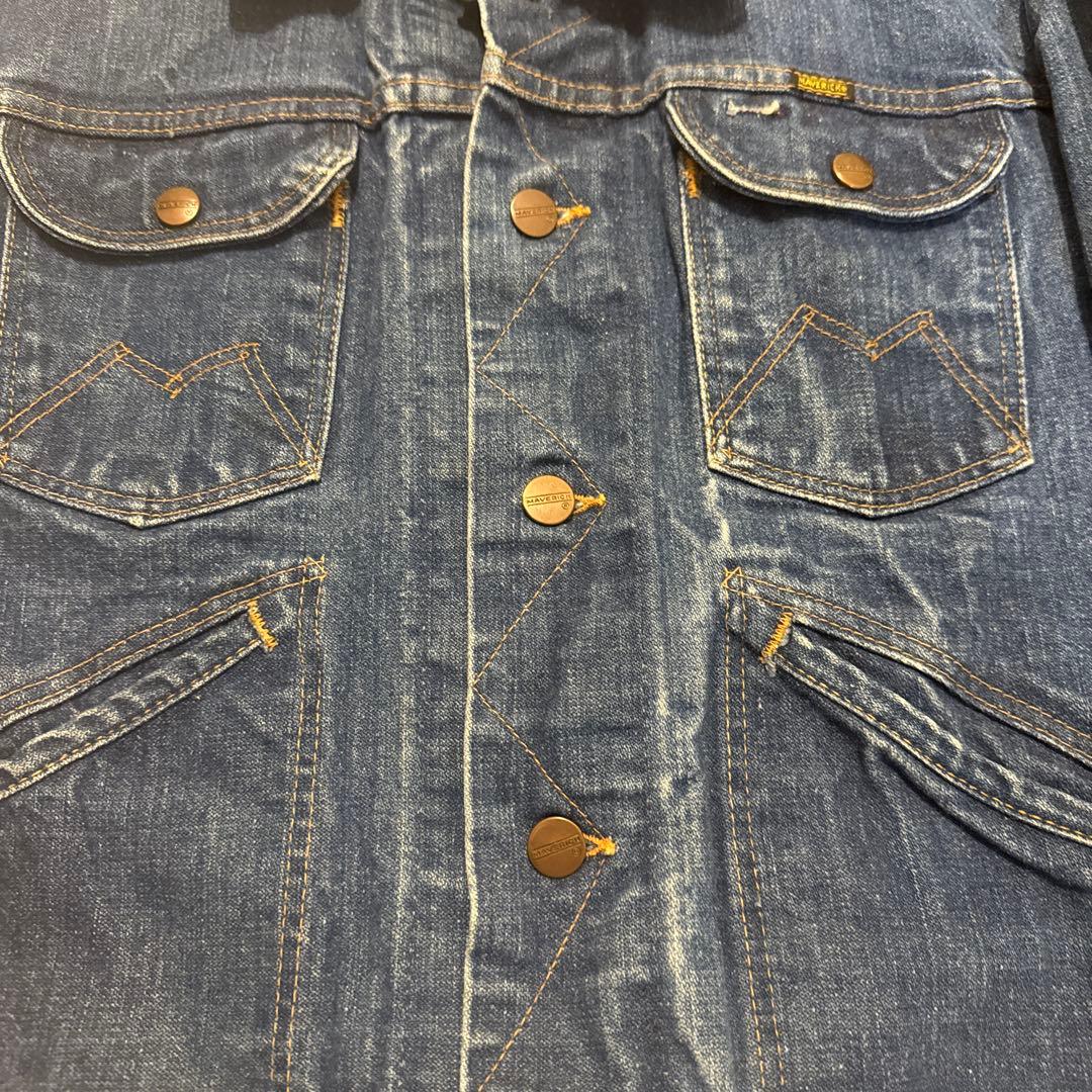 70s MAVERICK デニムジャケット　vintage ハチノス　アメリカ製