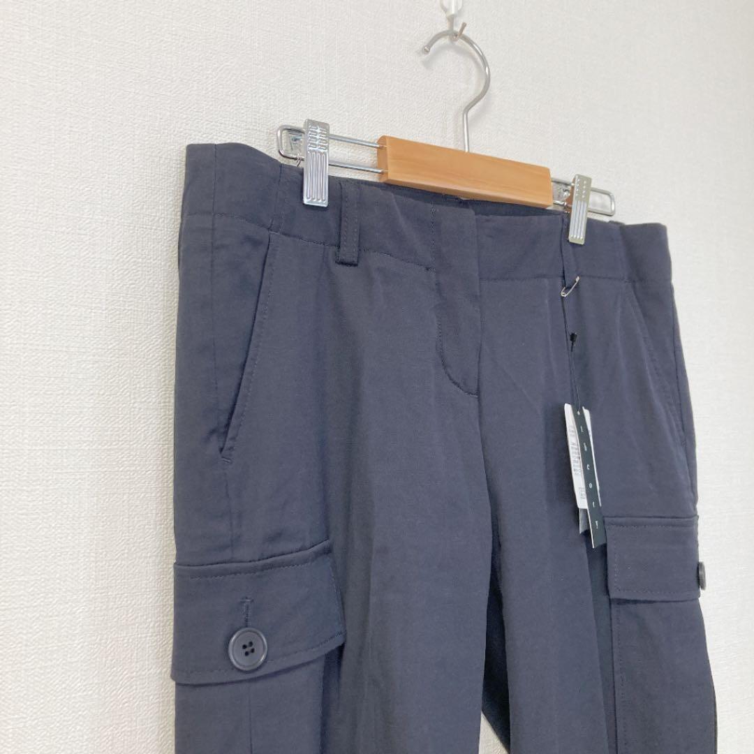 【新品未使用】おススメ♡theory綺麗目カーゴネイビーパンツ★サイズ2