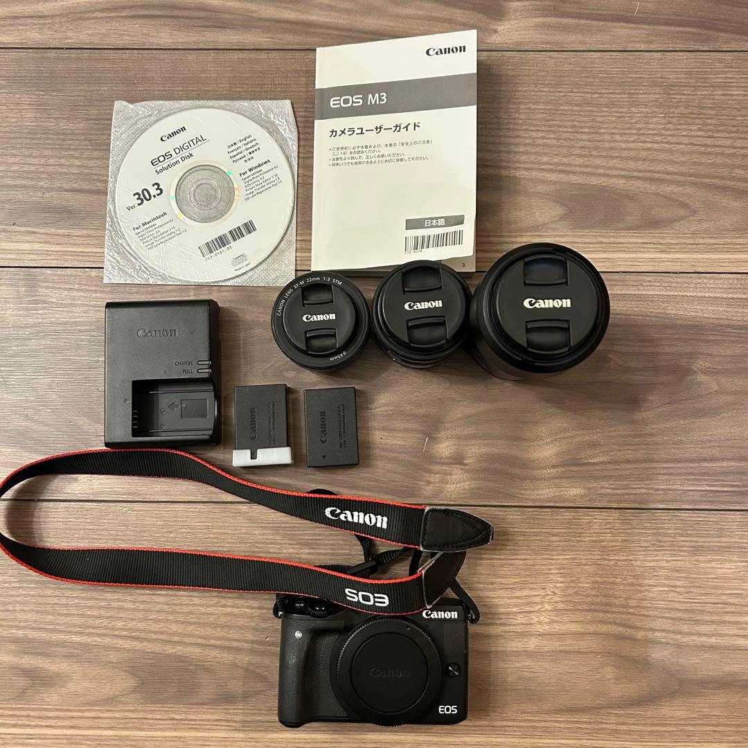 Canon M3 トリプルレンズキット