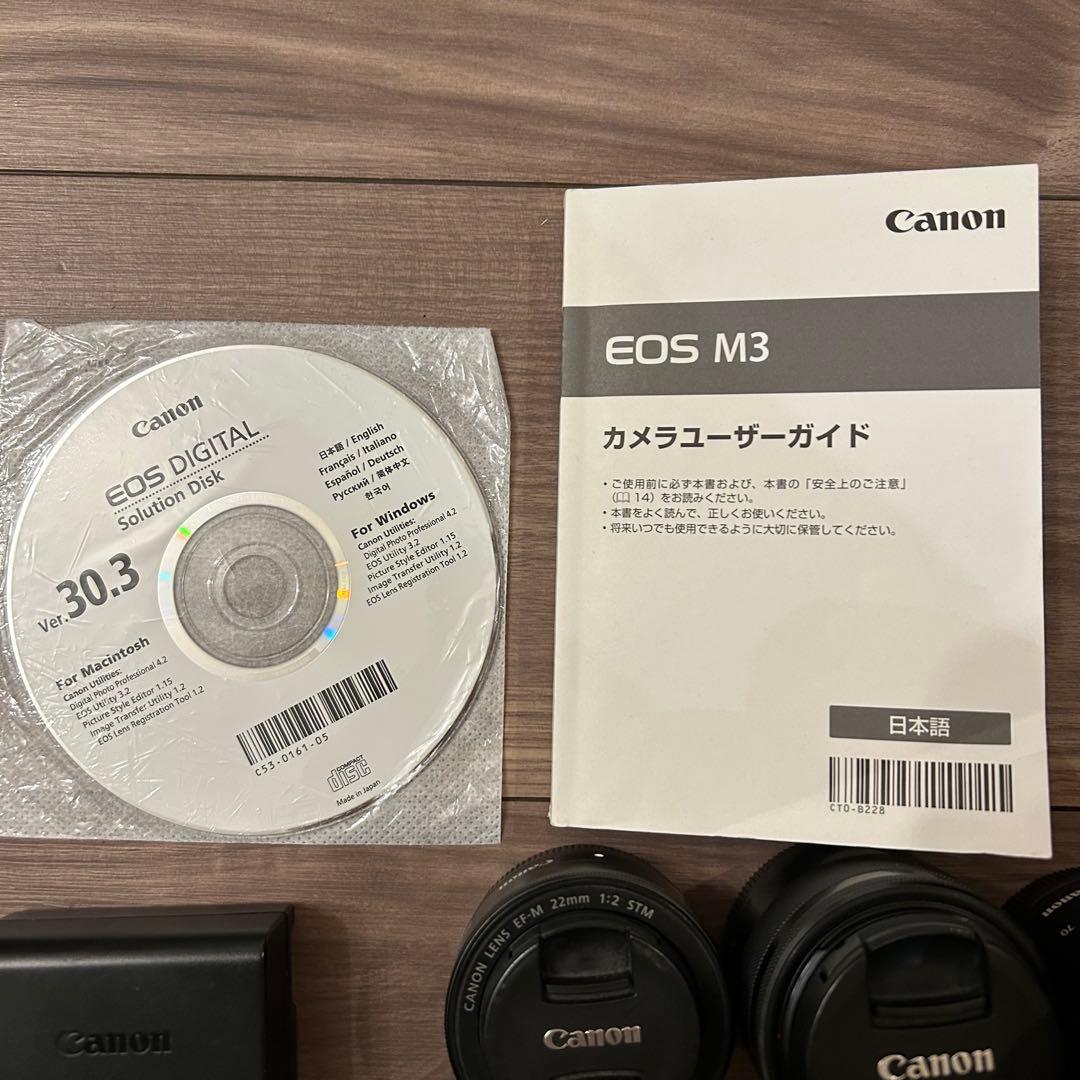 Canon M3 トリプルレンズキット