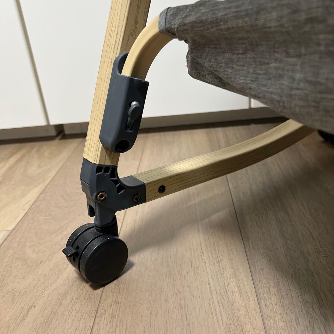 HZDMJ コンパクトベビーベッド グレー②