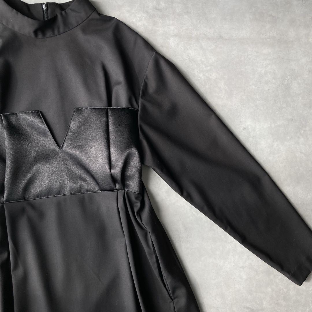 【美品】リムアーク ビスチェ ドッキングワンピース ブラック ロングワンピース