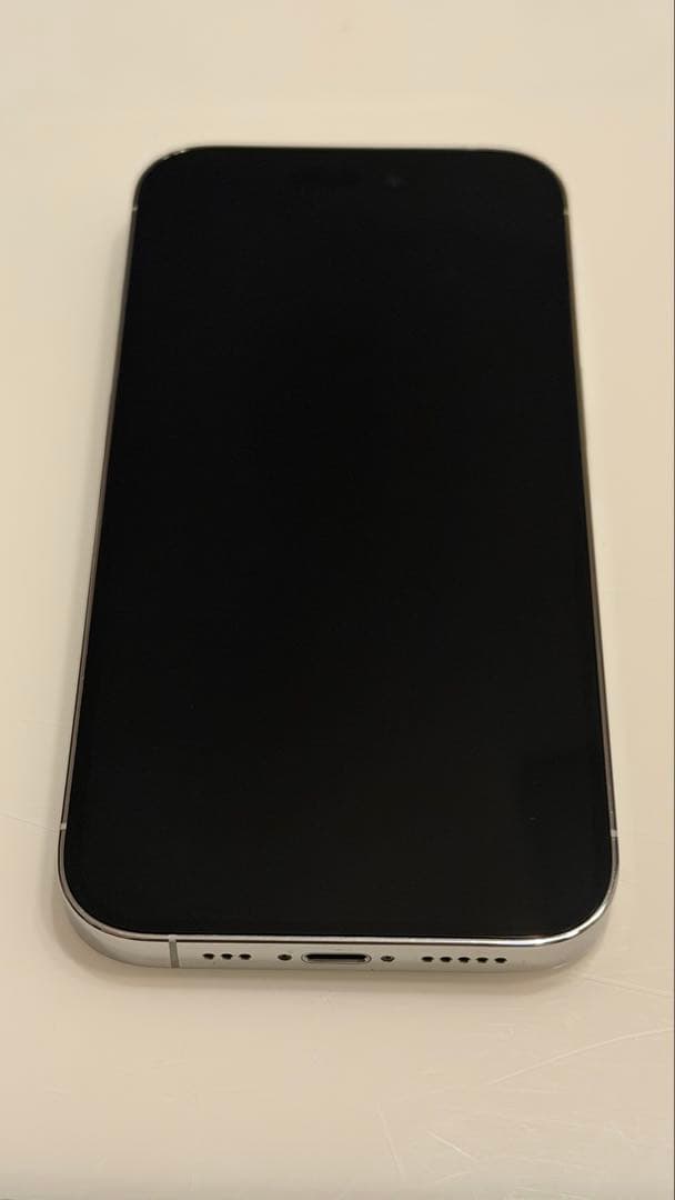 iPhone 14 Pro 128GB SIMフリー シルバー 背面割れ有