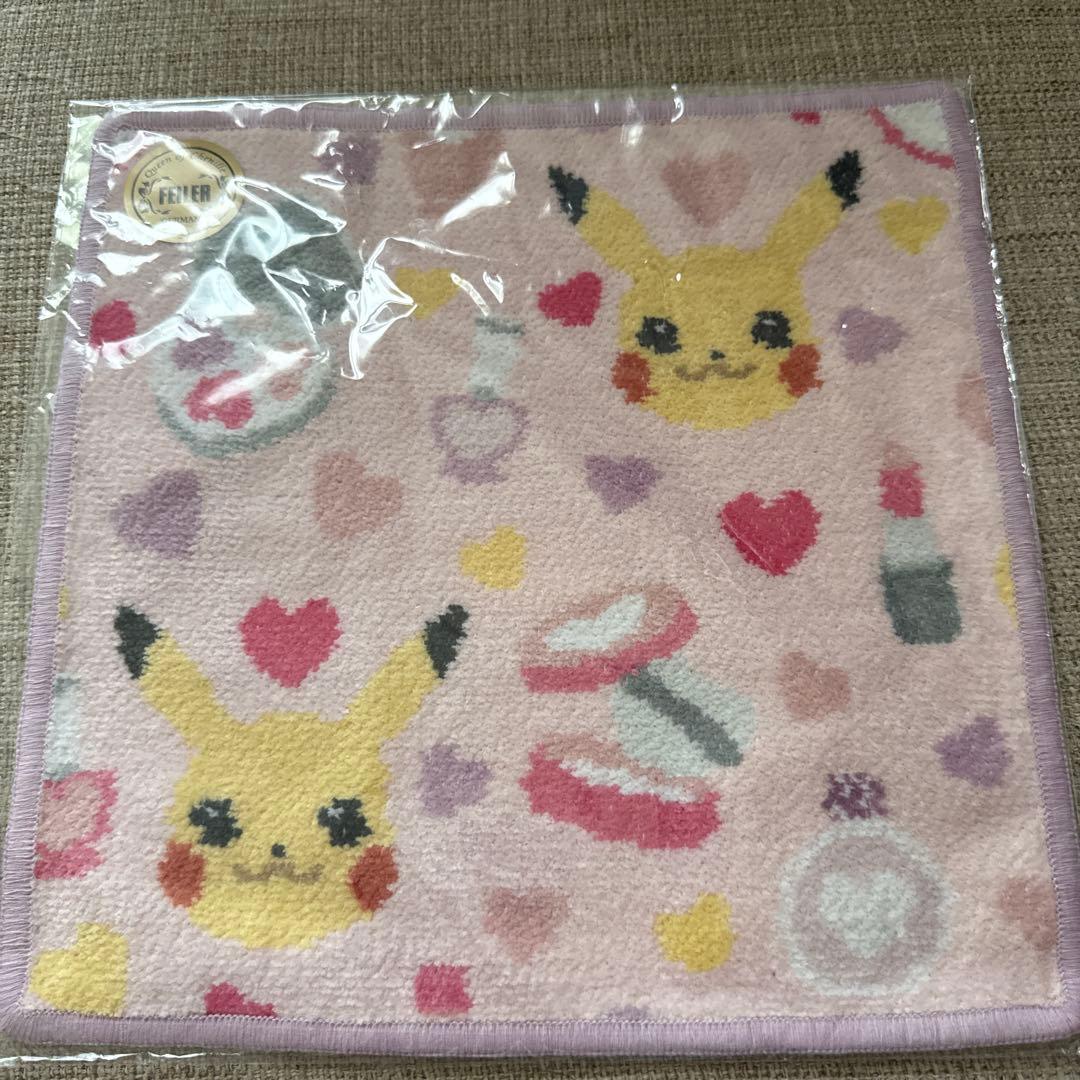 フェイラー　ピカチュウハンカチ３枚セット