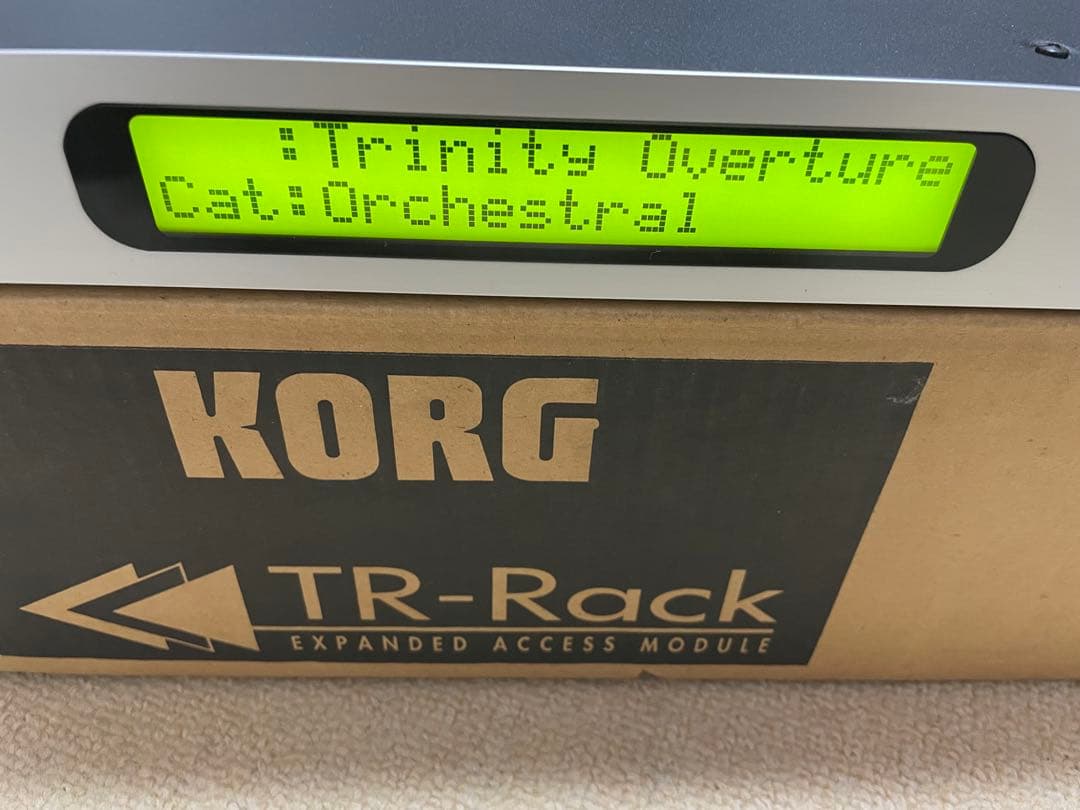 【希少・DI-TRI増設】KORG TR-RACK 完備品 バックライト良好