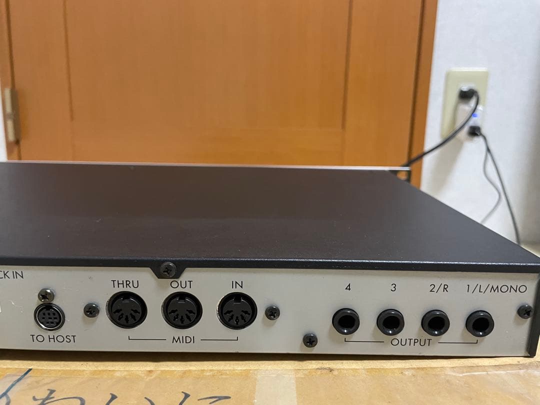 【希少・DI-TRI増設】KORG TR-RACK 完備品 バックライト良好