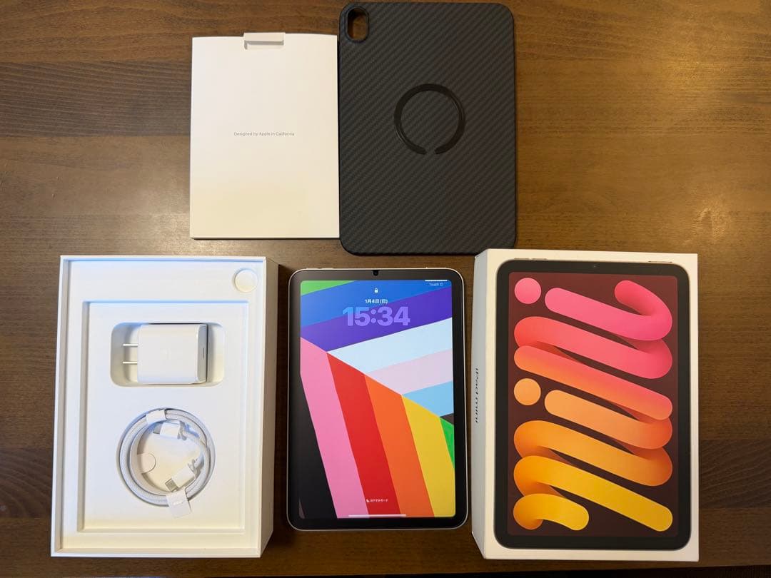 【美品】iPad mini（A17Pro）128GBWi-Fi スターライト本体