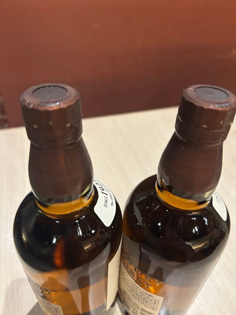 山崎 シングルモルトウイスキー 700ml 2本セット箱無し