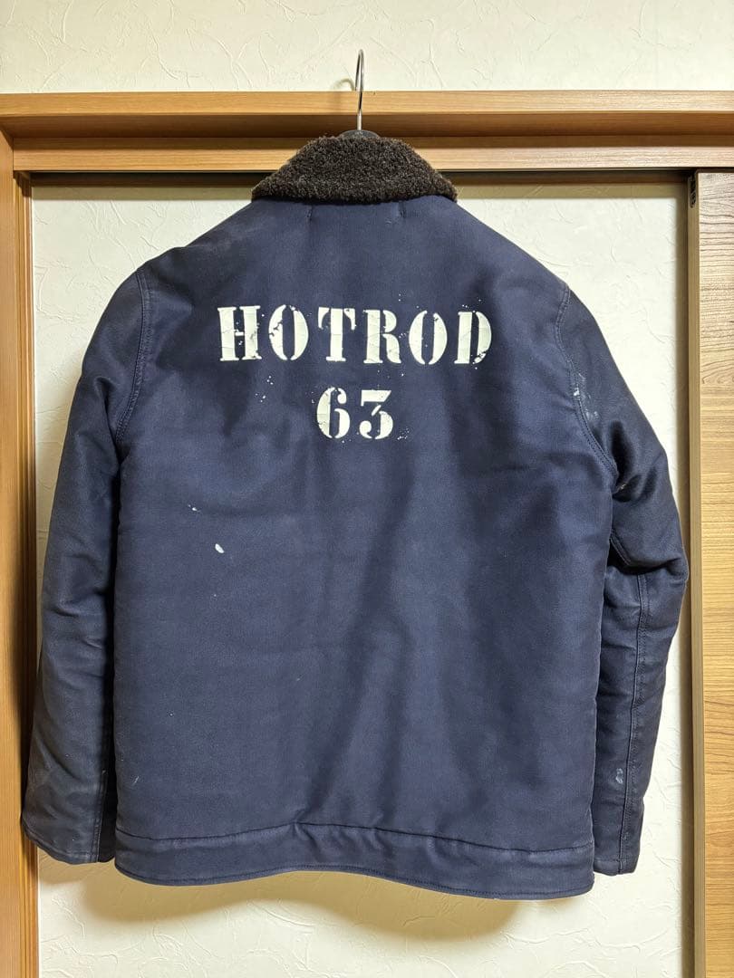 WEIRDO ウィアード N-1 デッキジャケット ネイビー Ｌサイズ