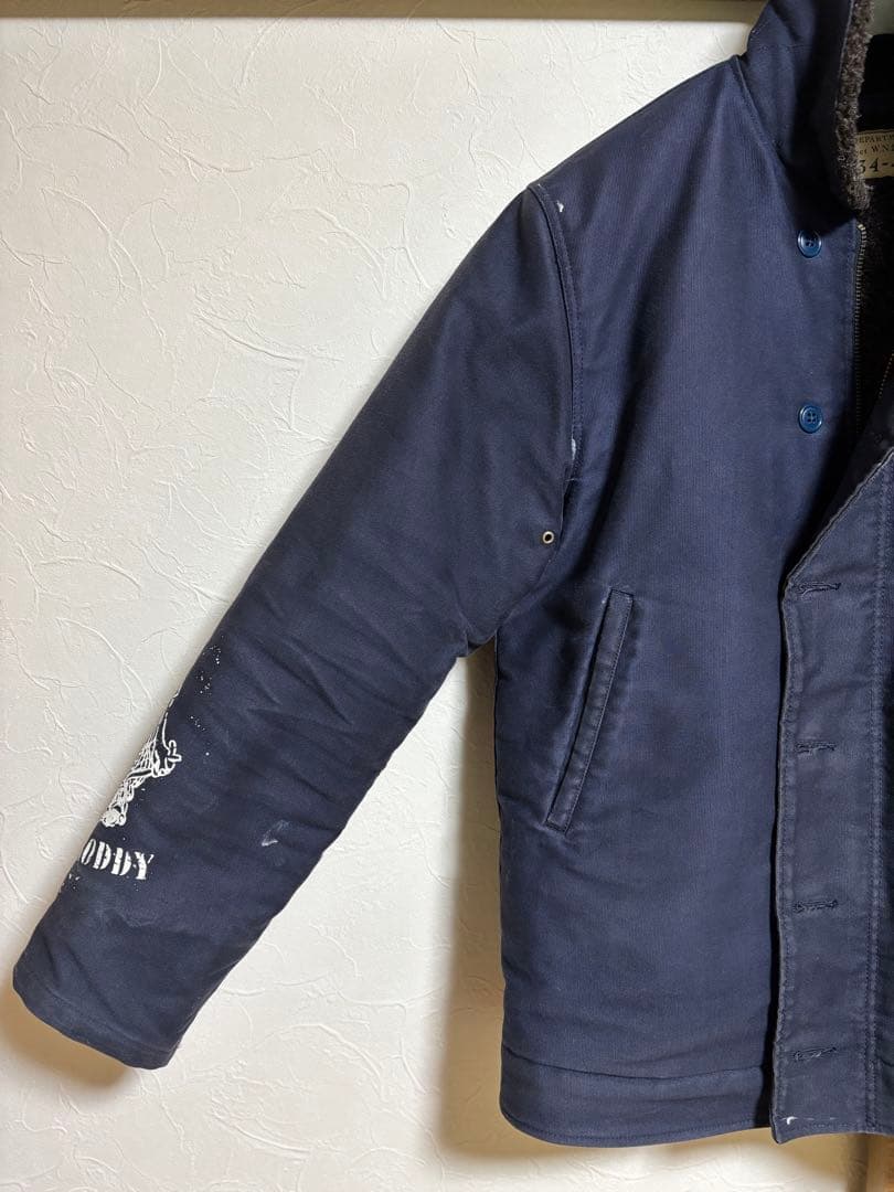 WEIRDO ウィアード N-1 デッキジャケット ネイビー Ｌサイズ