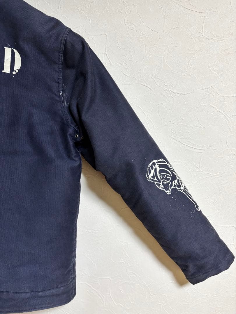 WEIRDO ウィアード N-1 デッキジャケット ネイビー Ｌサイズ