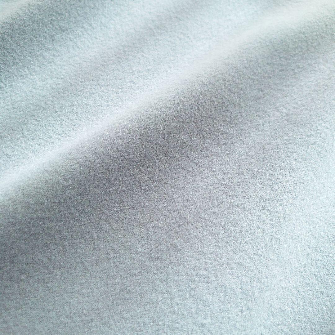 マイラン カシミヤ100％ ジレ ワンピース ベスト スリット ライトブルー