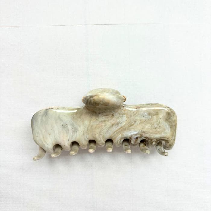 ヘアアクセサリー UNDO hairware No.4 CLAW CLIP Greenmarble