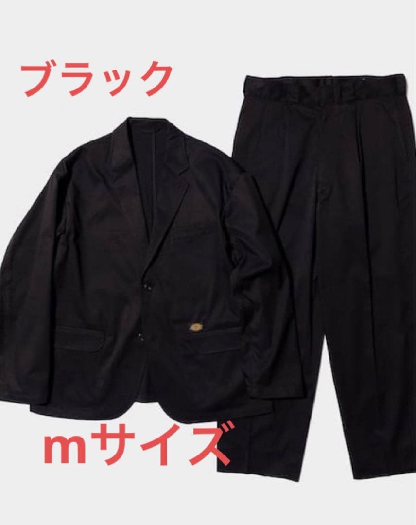 新品 Dickies × TRIPSTER スーツ　BLACK Mサイズ　第7弾