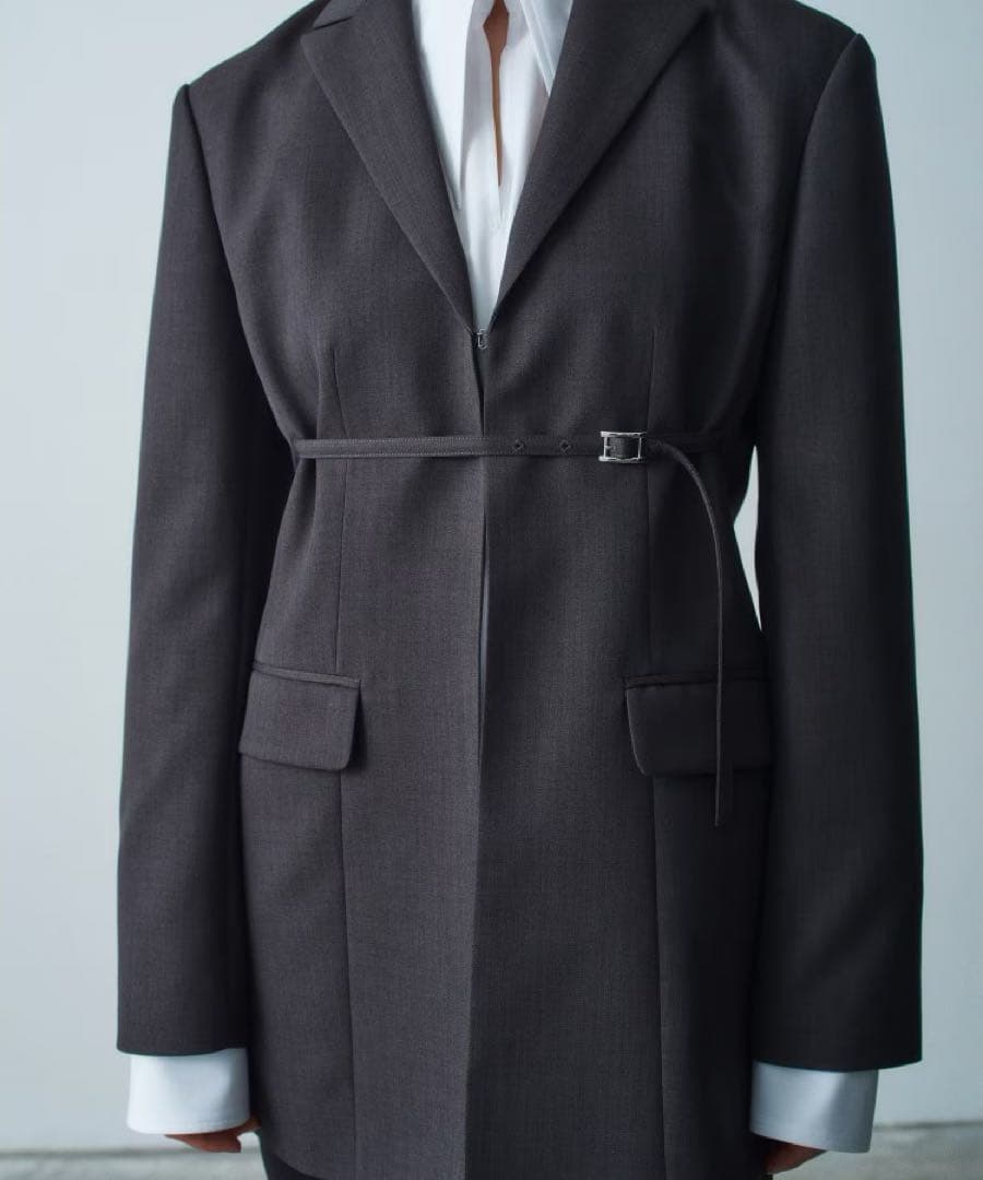 CODE A belted chic jacket コードエー ジャケット