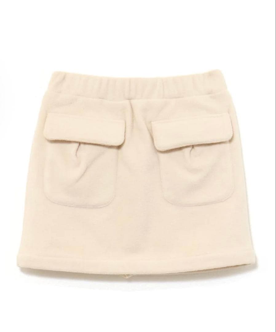 スカート andmary Mary logo fleece skirt