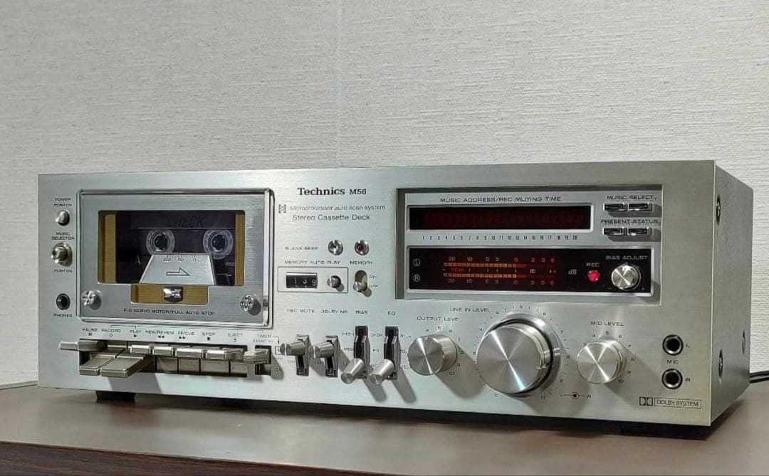 テクニクス Technics RS-M56 カセットデッキ【録音再生良好】