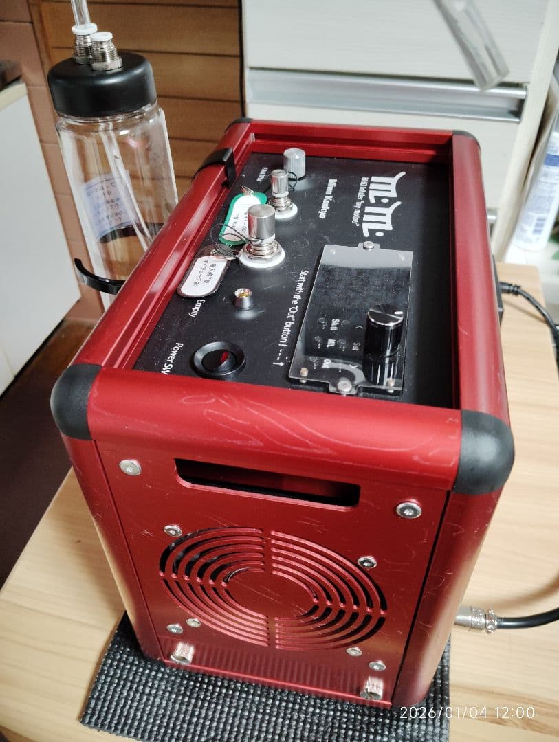 日曜日まで！大きく値下げ！HHO:水素酸素吸入器:脅威の\"ドライセル方式\"未使用