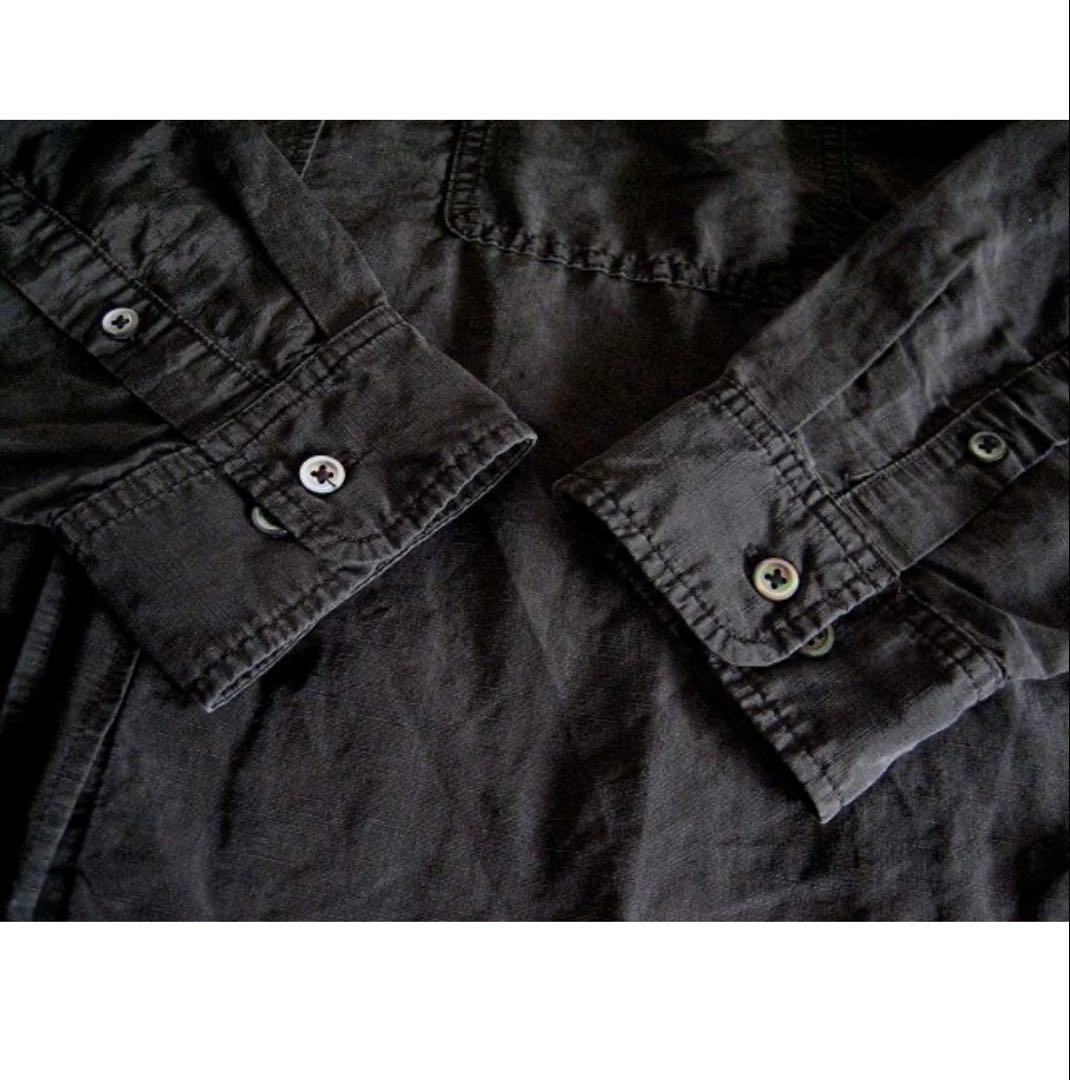 【SALE】完売品AP STUDIO ドゥーズィエムクラス キュプラリネンシャツ