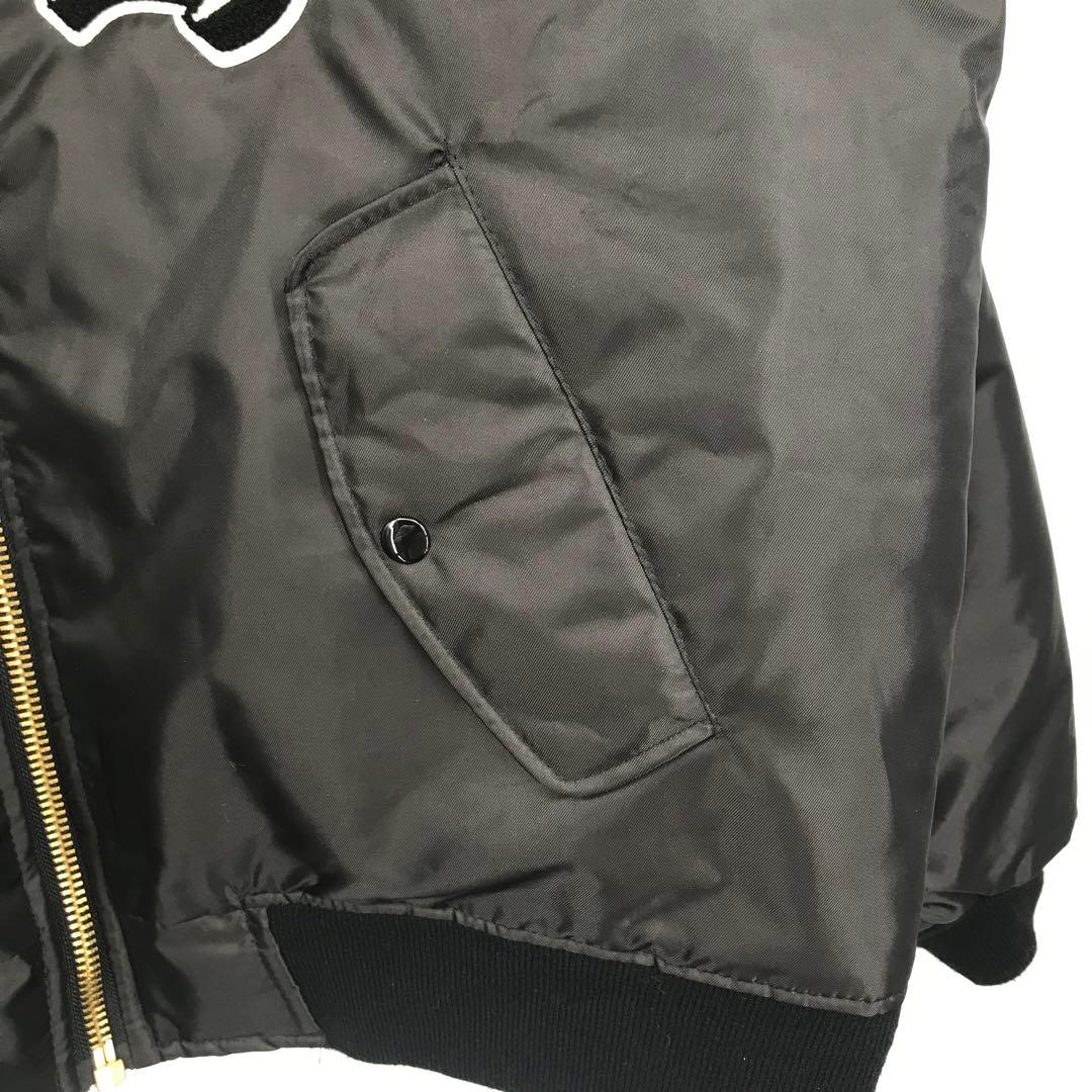 ハイドアンドシーク　MA-1　ブラック