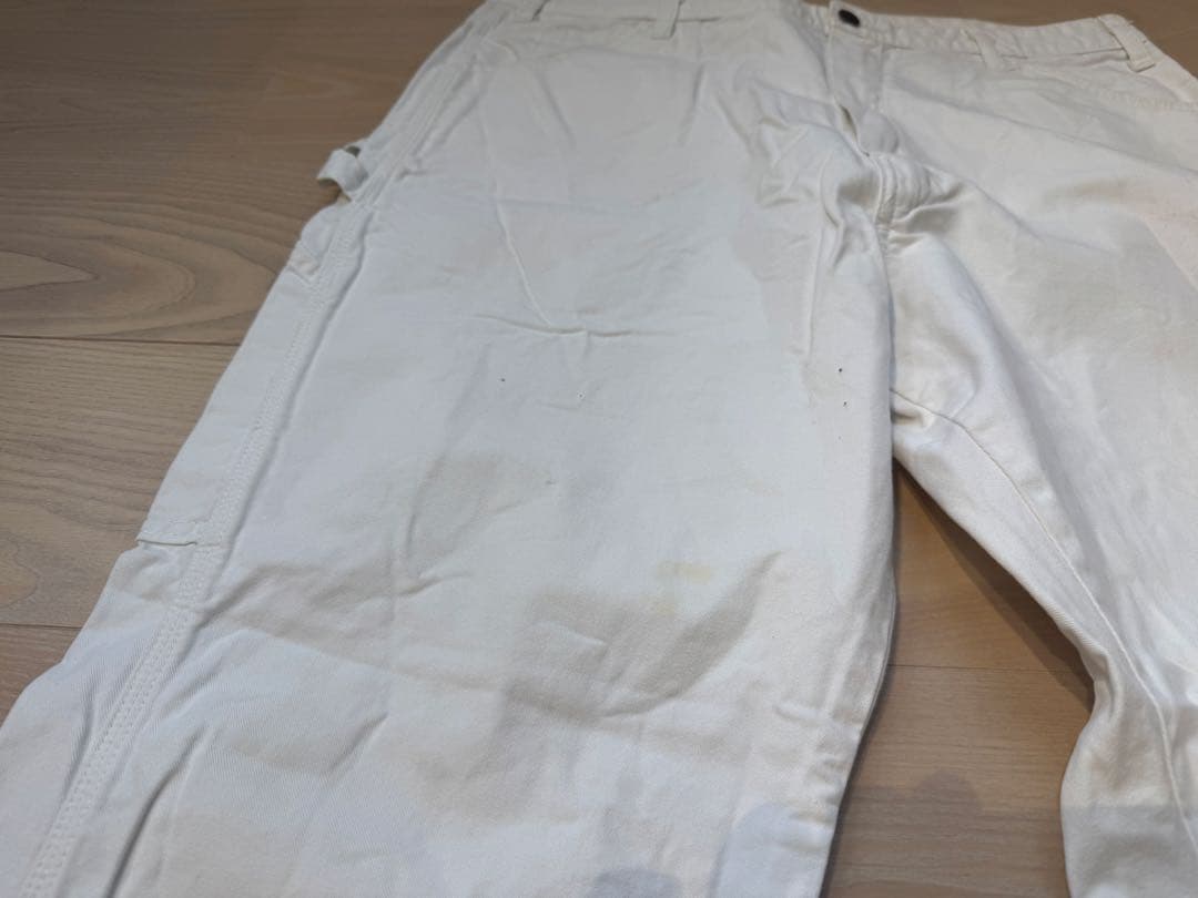 ②Sherwin-Williams ホワイトパンツ　38✖️30 デッドストック