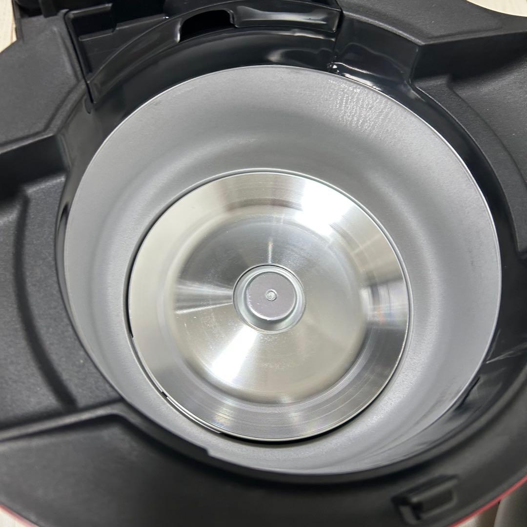 【美品】シャープ ヘルシオ ホットクック 1.6L レッド KN-HT16E