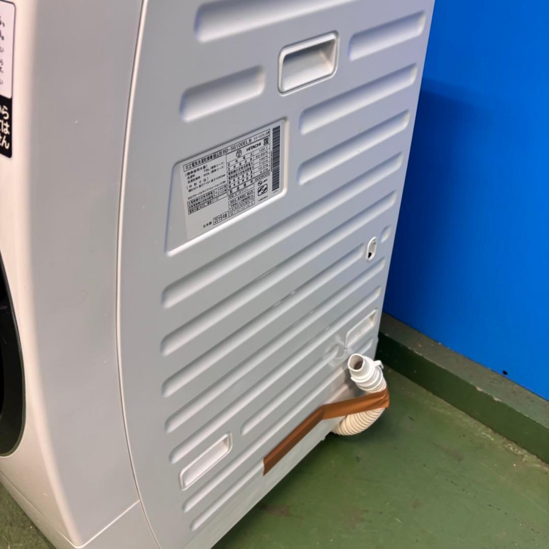 600 日立ビッグドラム　乾燥付　10/6キロ　左開き　ヒートポンプ式　人気