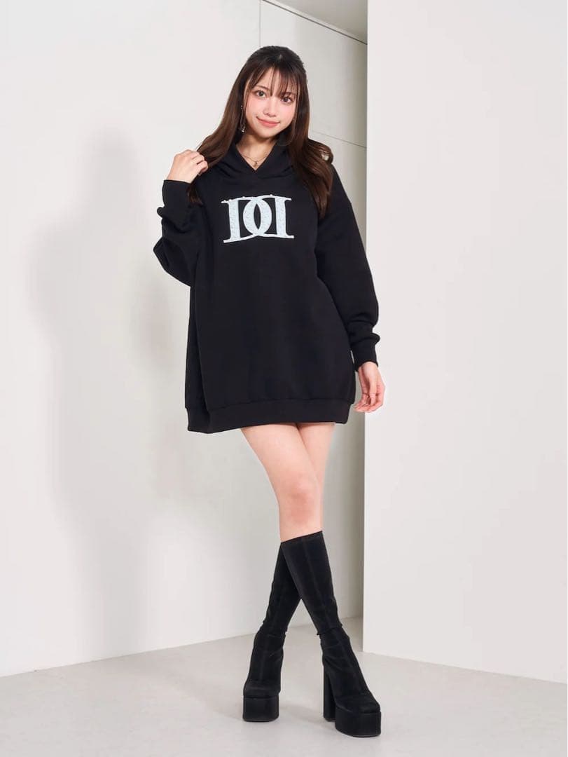 Darich ダーリッチ　パールスプリングフーディー ブラック