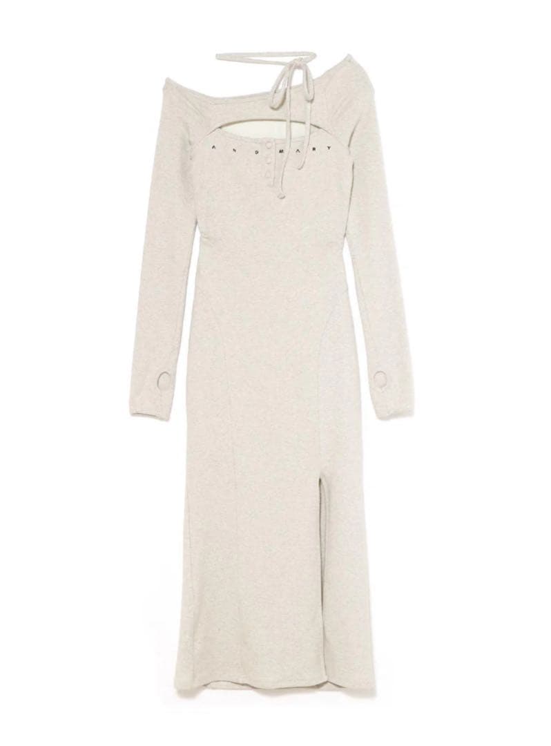 ワンピース andmary Laia oneshoulder dress / gray