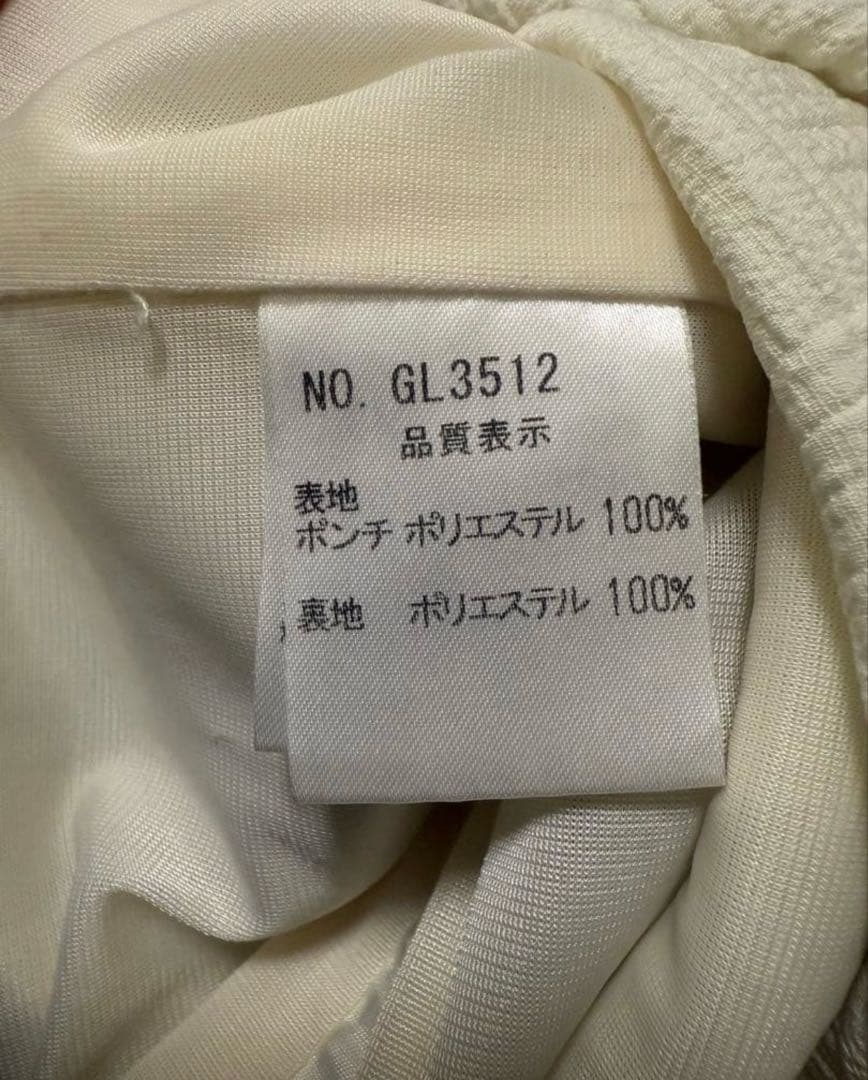 ROBE de FLEURS Glossy ホワイトドレス