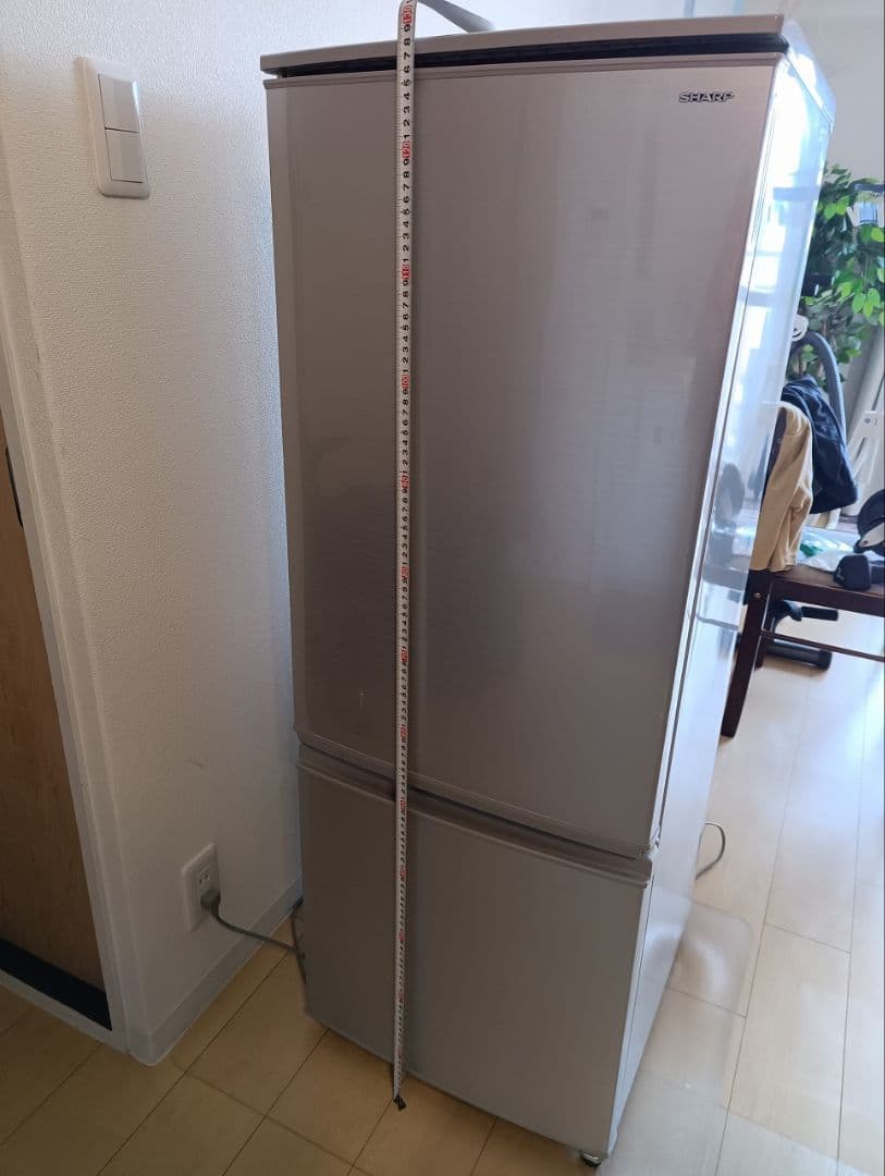 シャープ 冷蔵庫 SJ-D17D-S 167L シルバー 2018年製　両開き