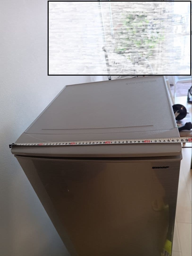 シャープ 冷蔵庫 SJ-D17D-S 167L シルバー 2018年製　両開き