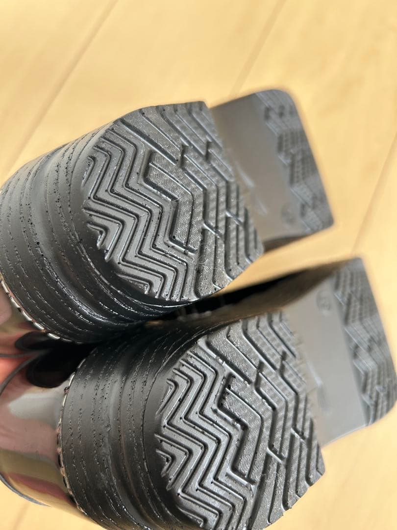 極美品 ダンスコ　サボサンダル プロフェッショナル　パテント　黒 39