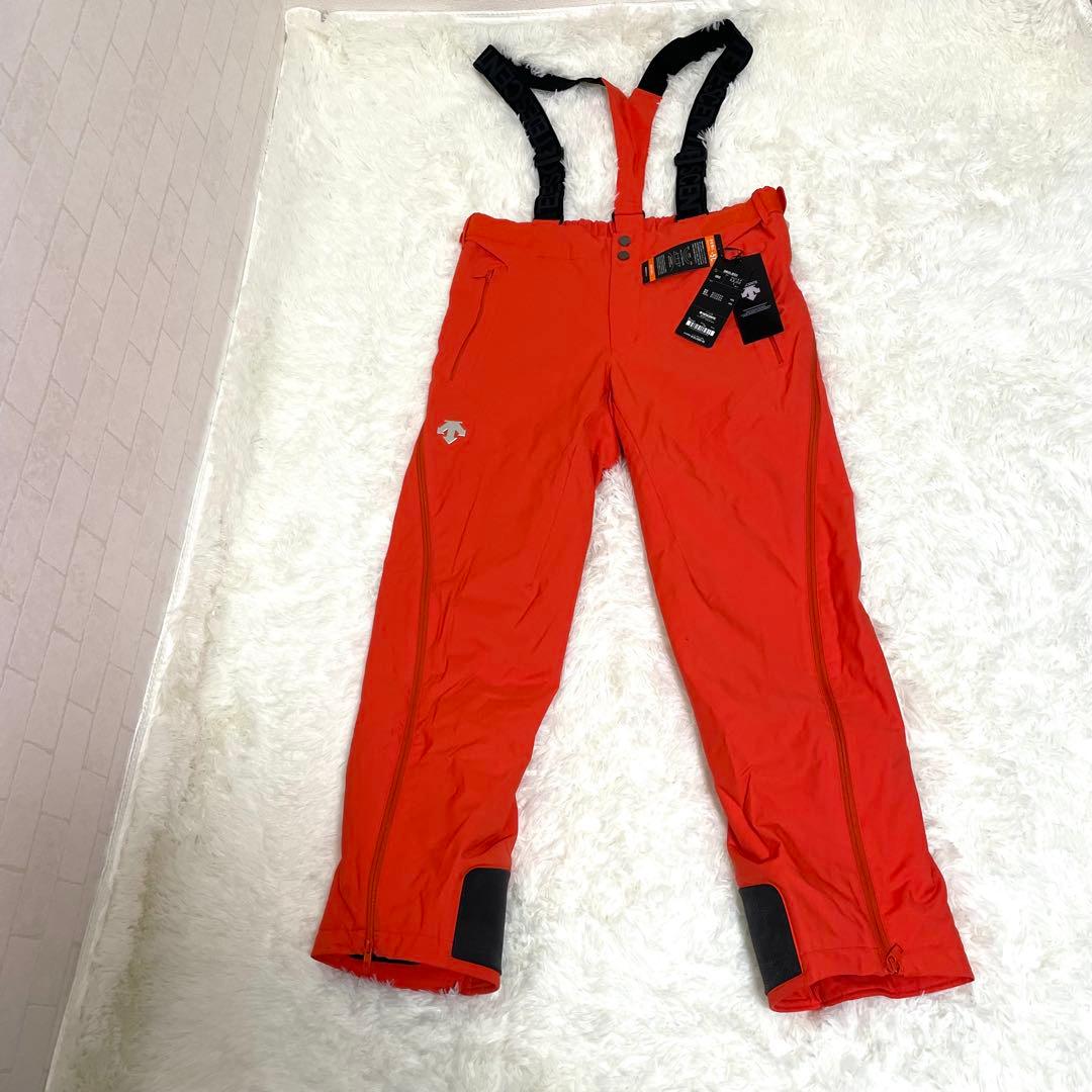 【新品タグ付き】 デサント　DESCENTE スキーパンツ　Lサイズ オレンジ