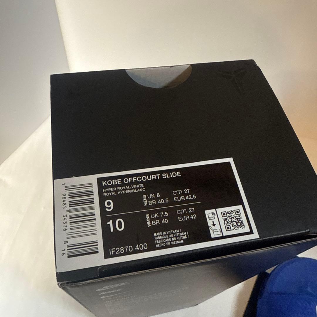 US9 新品 Nike Kobe Offcourt Slide Dodgers